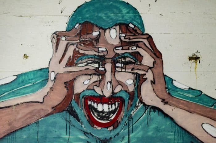 Toile peinte par Aarón Blanco Tejedor; et qui illustre très bien l'état de stress chronique avancé, ce "tueur silencieux".